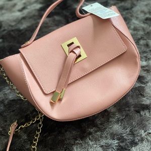 Powder Pink Cross-Body Bag